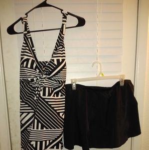 Plus size 2 pc swim wear